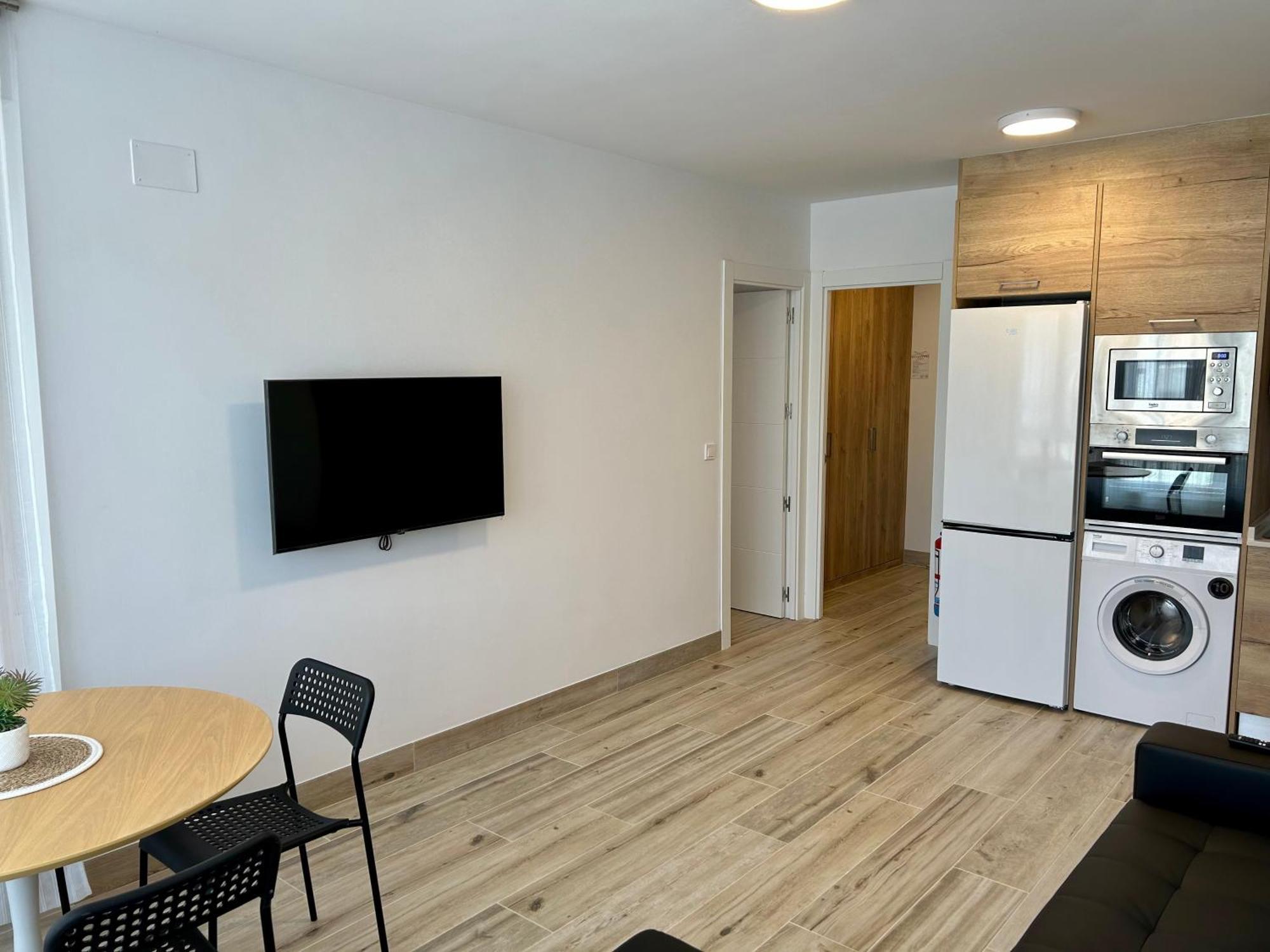 Apartamento Plaza De La Villa Playa Trengandin 诺哈 外观 照片